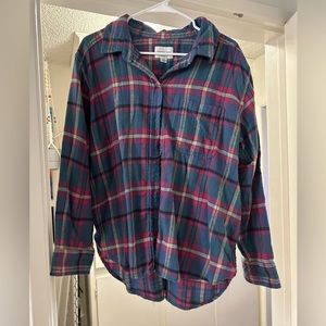 American Eagle Boyfriend flannel button down